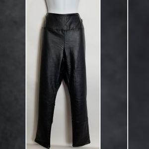 High Waist Faux Leather Leggings